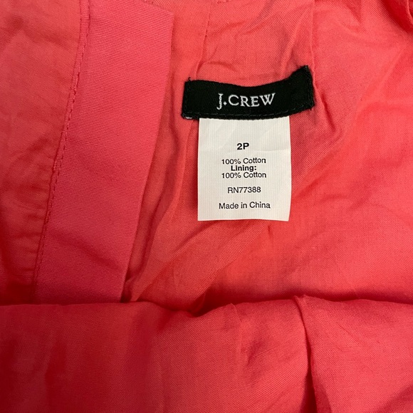 J. Crew Pink Sleeveless Silver Zip Back Above the Knee Sheath Dress Size 2P - Picture 16 of 16